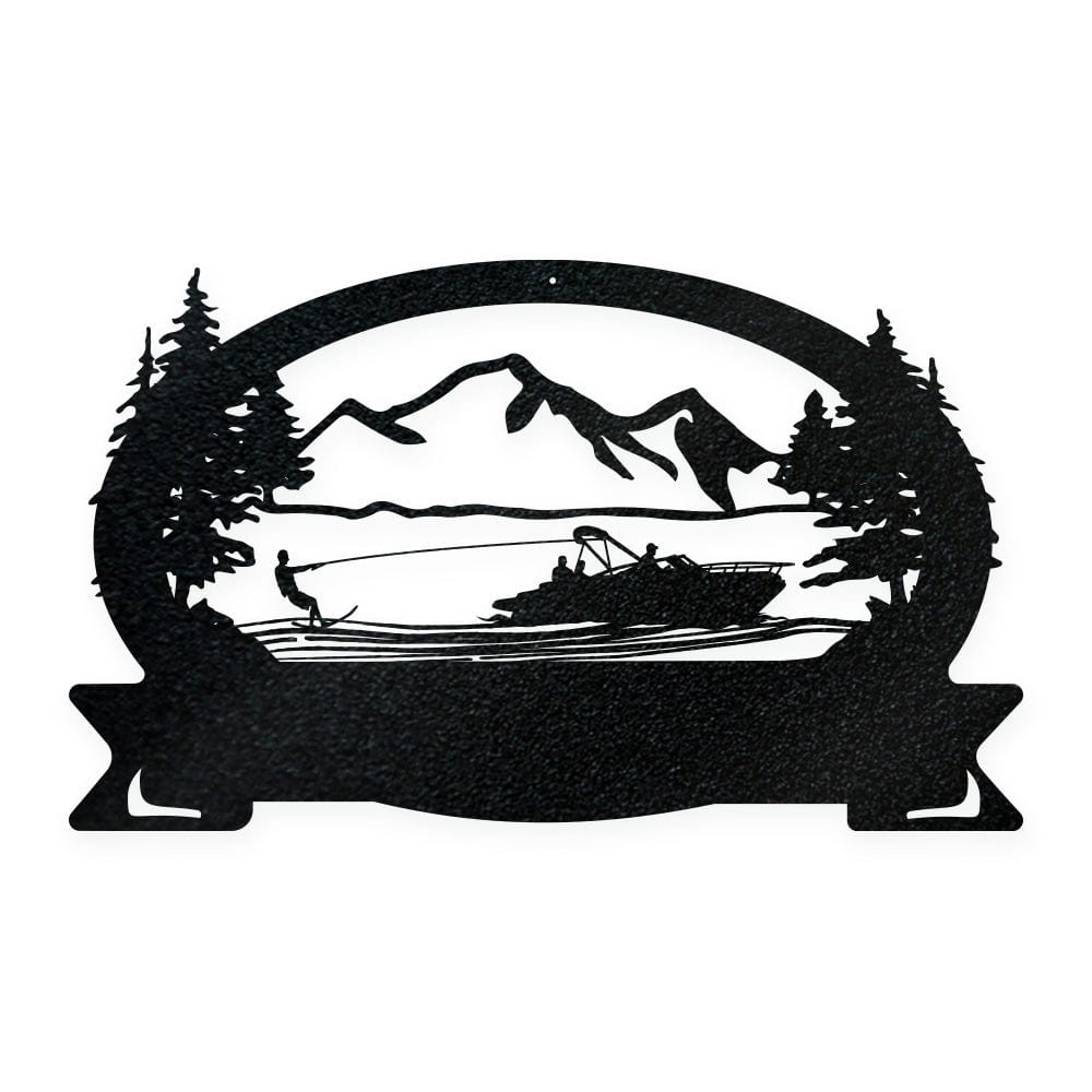 Waterski Boat Monogram