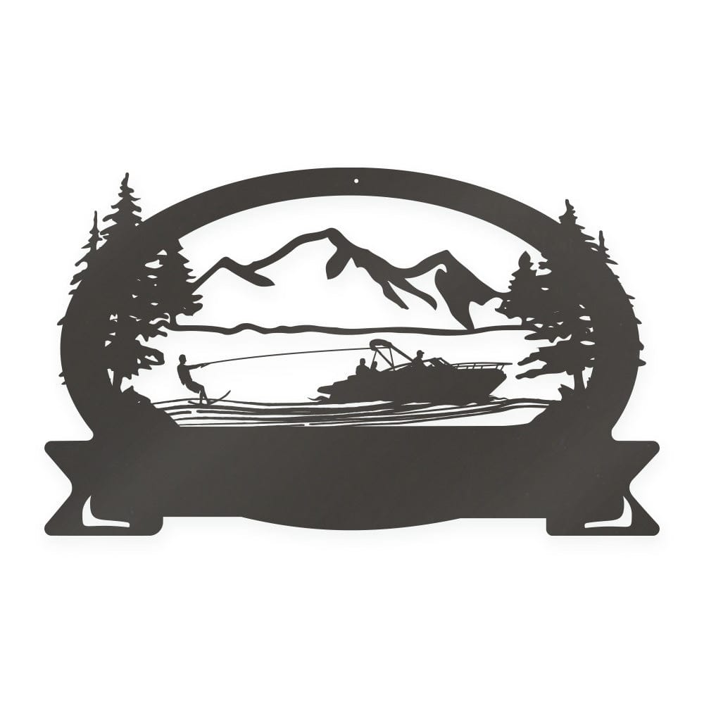 Waterski Boat Monogram