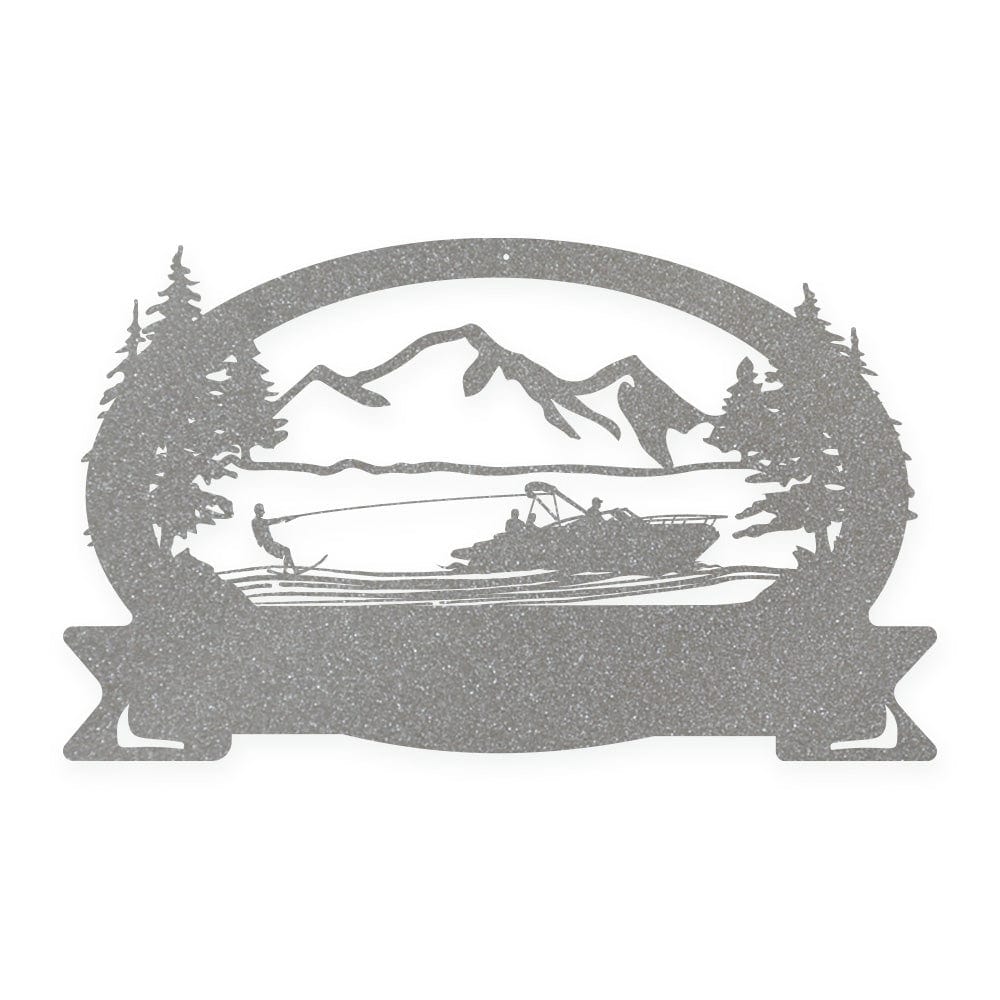 Waterski Boat Monogram