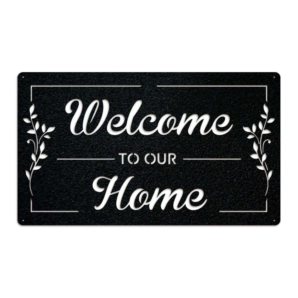 Welcome to Our 'Customizable' Porch Sign