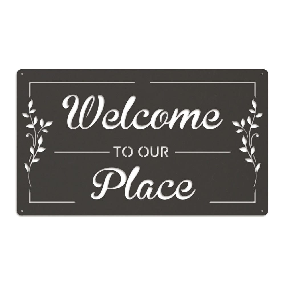 Welcome to Our 'Customizable' Porch Sign