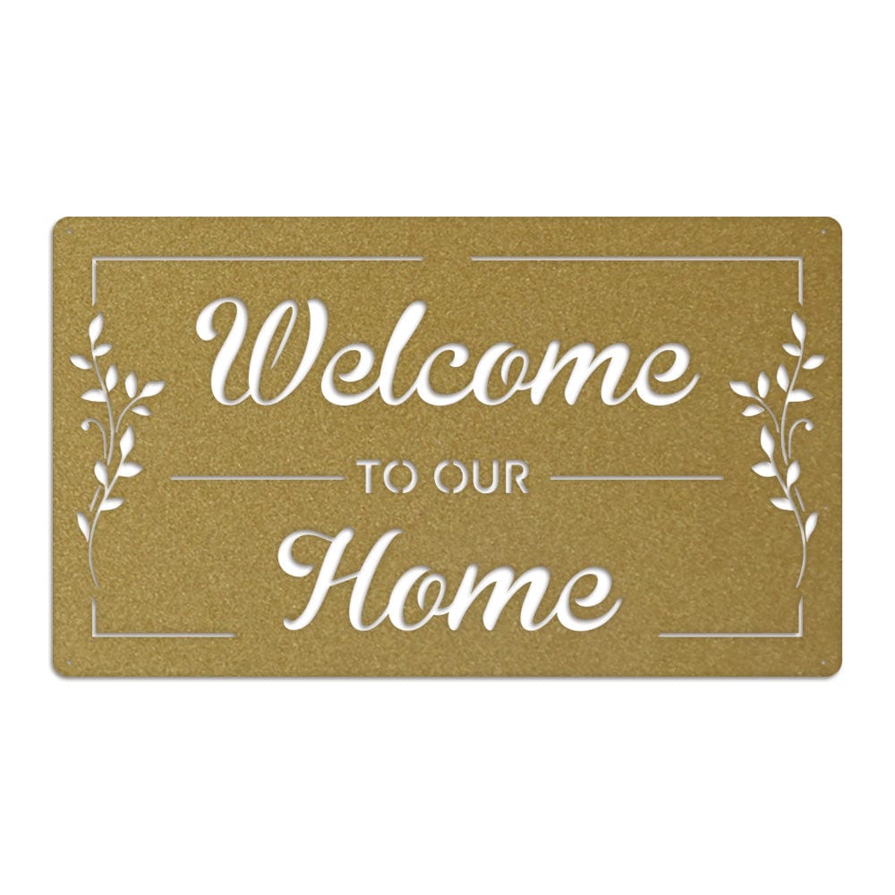 Welcome to Our 'Customizable' Porch Sign