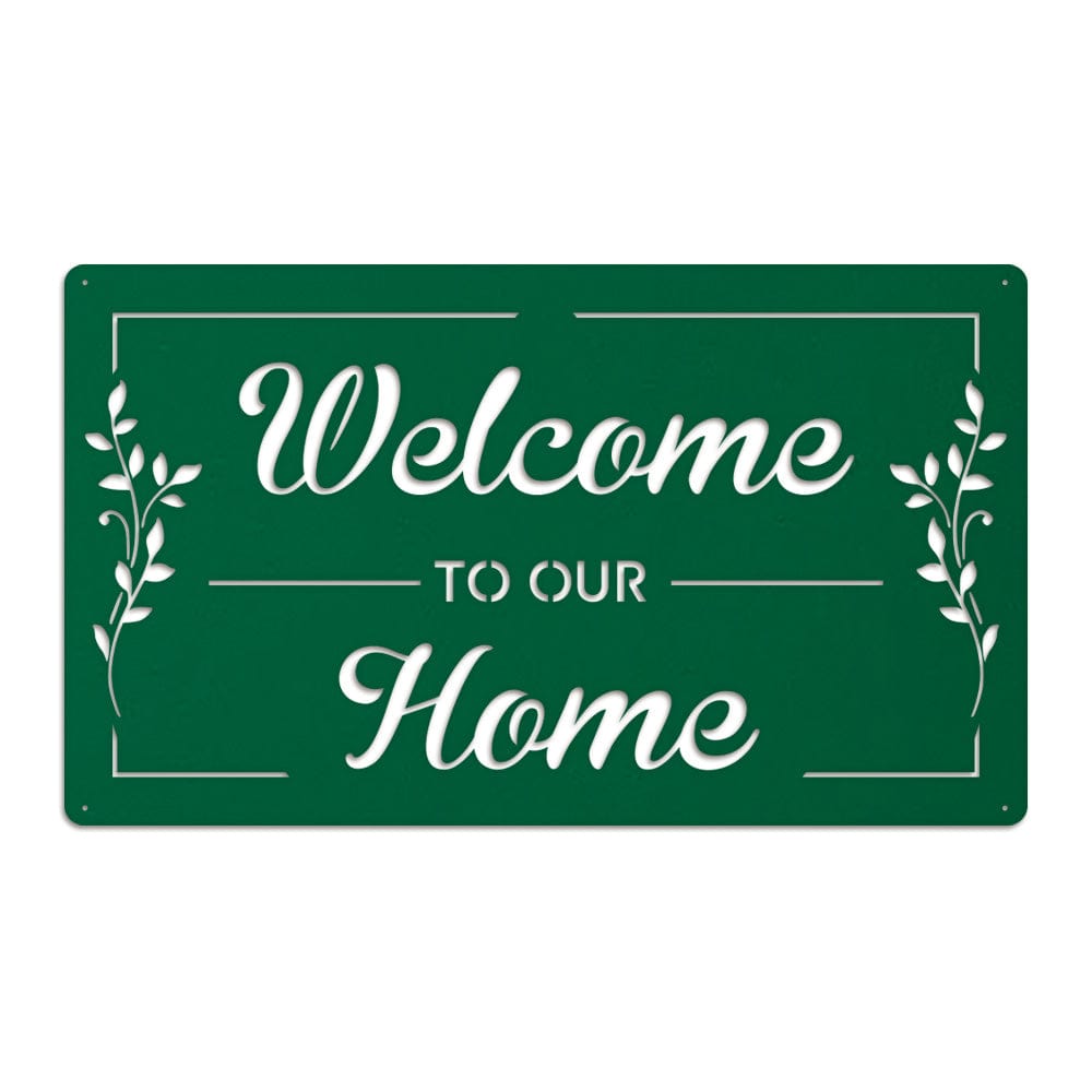 Welcome to Our 'Customizable' Porch Sign