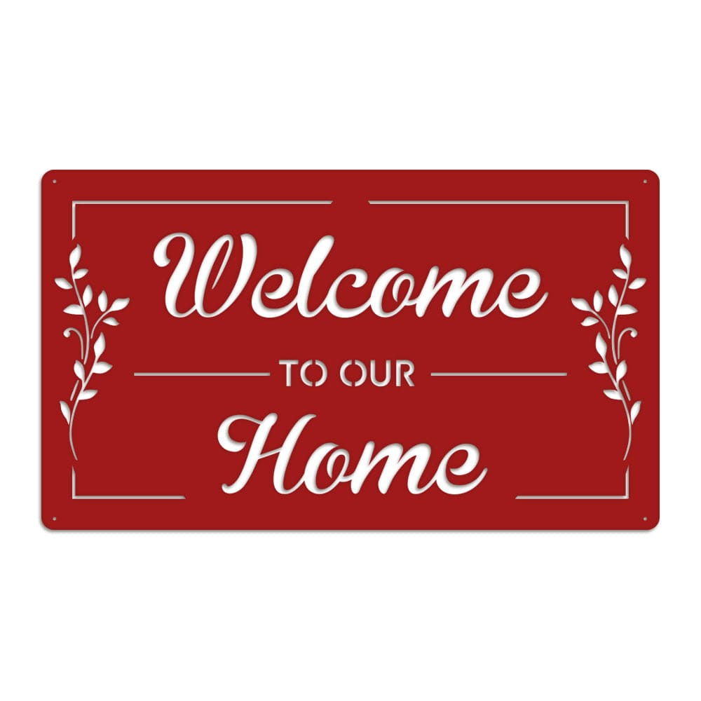 Welcome to Our 'Customizable' Porch Sign