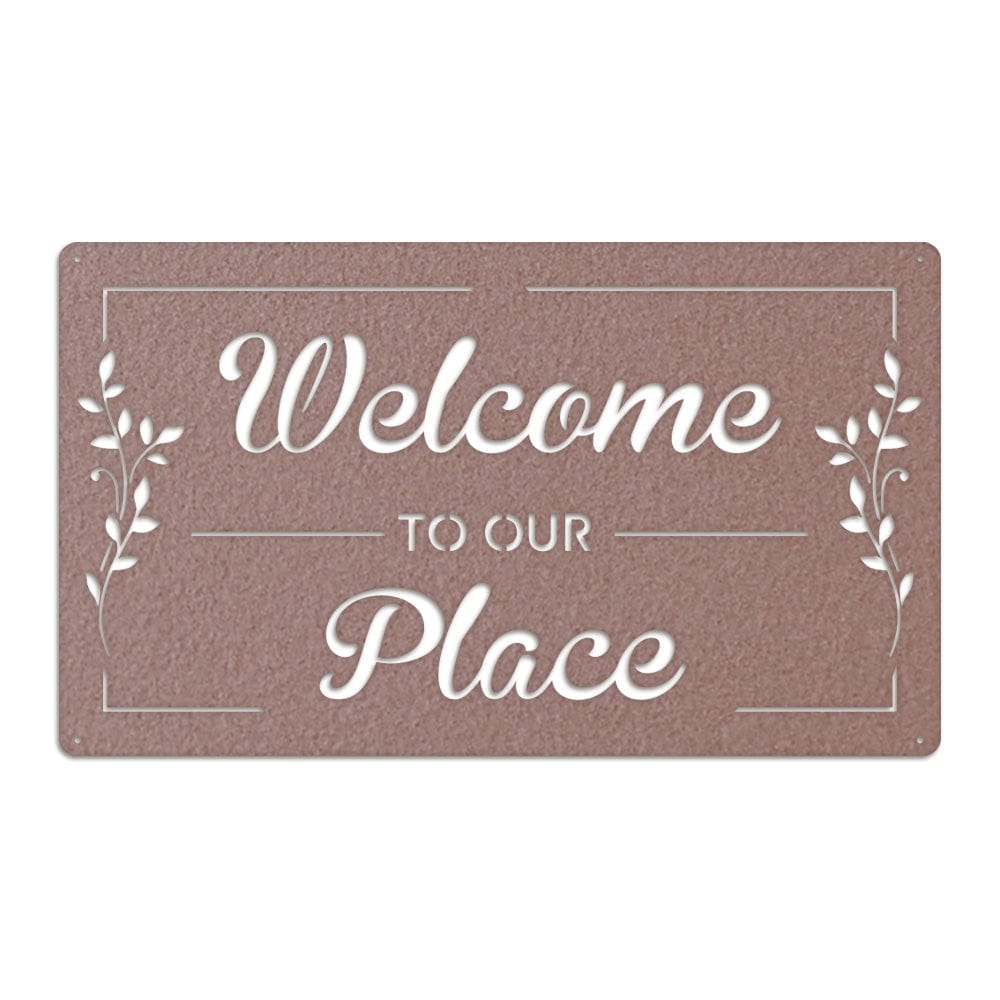 Welcome to Our 'Customizable' Porch Sign